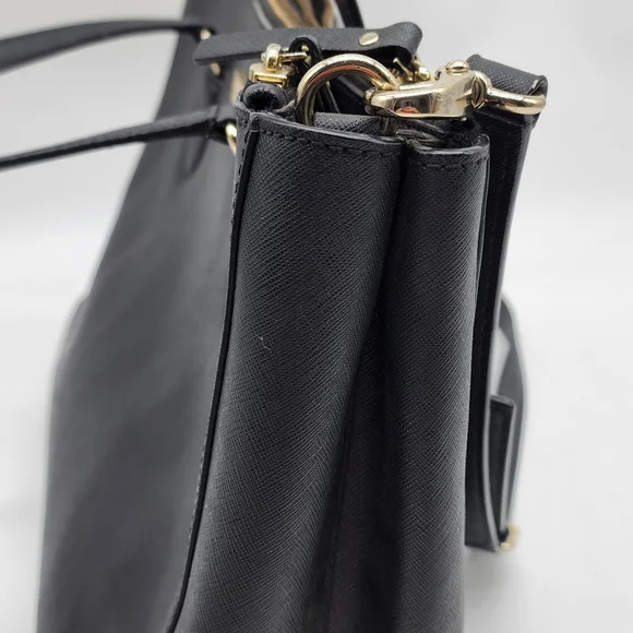 Kate Spade New York Black Leighann Laurel Way Lane Satchel Shoulder Bag Handbag - Picture 14 of 16